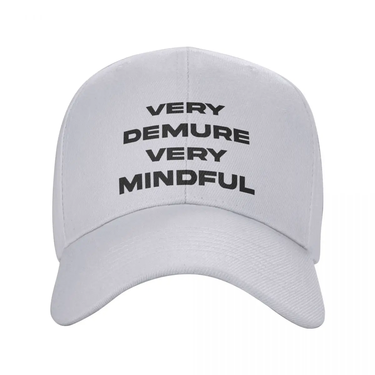 Very Demure Very Mindful Meme Baseball Cap Unisex Casual Trucker Worker Cap Hats Adjustable Snapback Caps Sun Hats Summer Caps