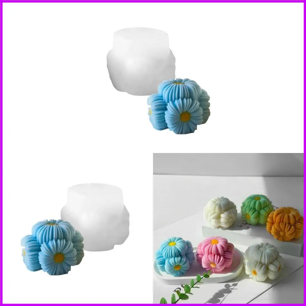 

Silicone Mold for Realistic Flower Ball and Soap Crafting Enthusiast Tool