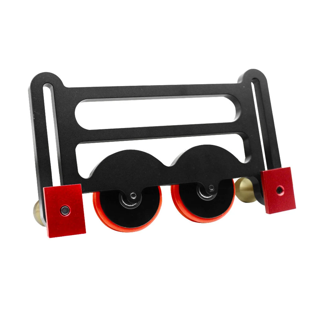 5pcs Adjustable Aluminum Alloy Roller Feeder For Woodworking Router Table Saw Pushing Guide Jig Accessory