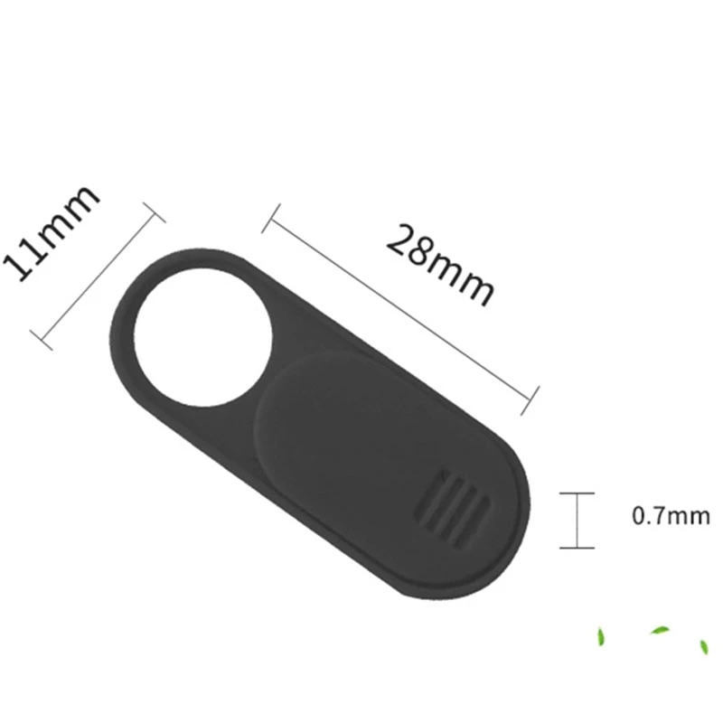 Deslizador de cubierta de cámara web de 9 piezas, bloqueador deslizante de cubierta de cámara de computadora portátil con orificio redondo ultrafino para computadora MacBook Pro IMac PC