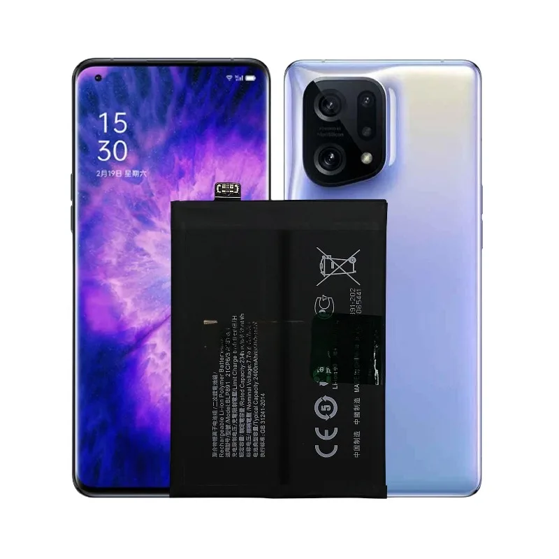 BLP891 4800mAh New Mobile Phone Replacement Battery for OPPO FIND X5/PFFM10/CPH2307 High Quality with Tool Kit
