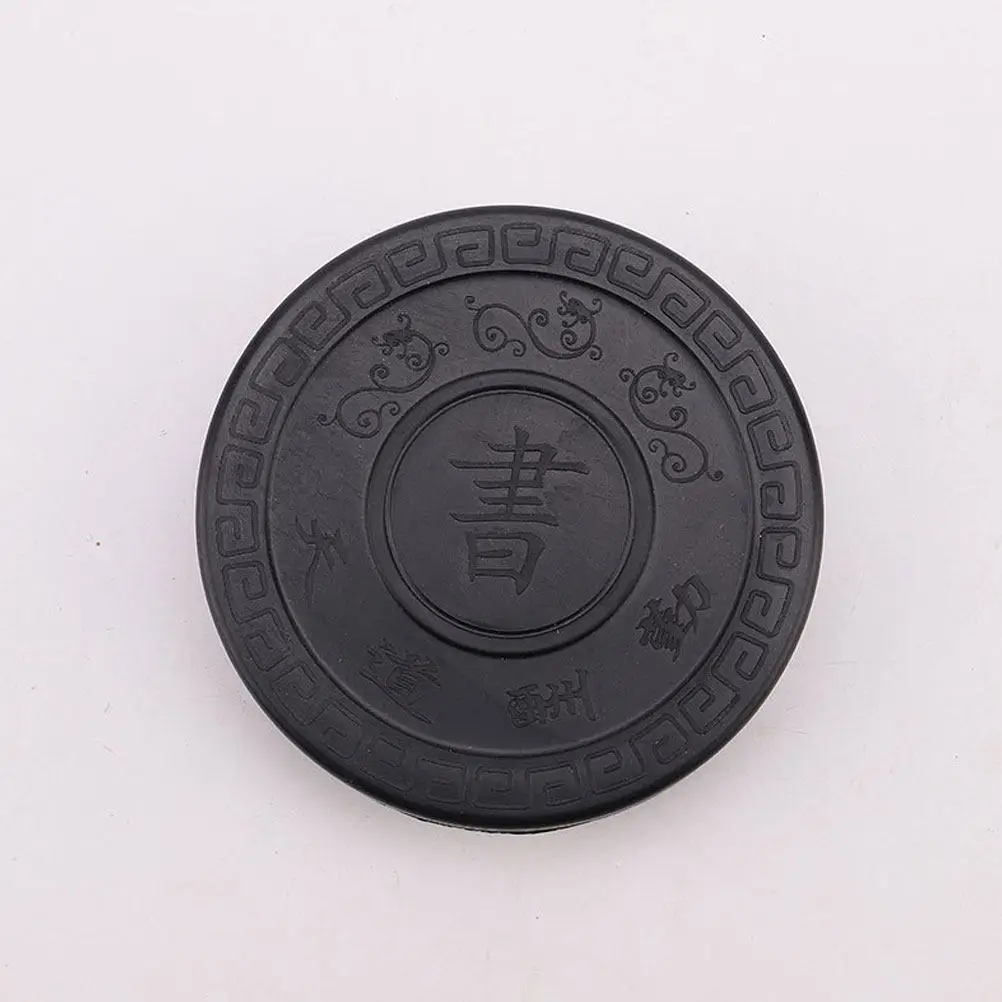 

2Pcs Student Inkstone Plastic Calligraphy Inkslab Smooth Surface Easy to Use Exquisite Craftsmanship for Writing Painting