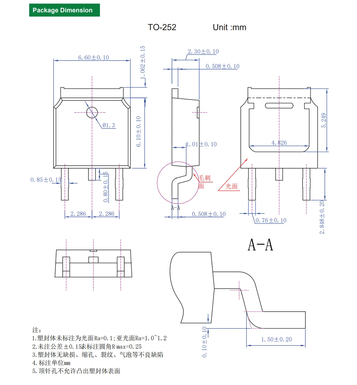 Original CMOS MOSFET CMD1402, CMD3080M, CMD3090L N-Kanal TO-252 – Detail 20