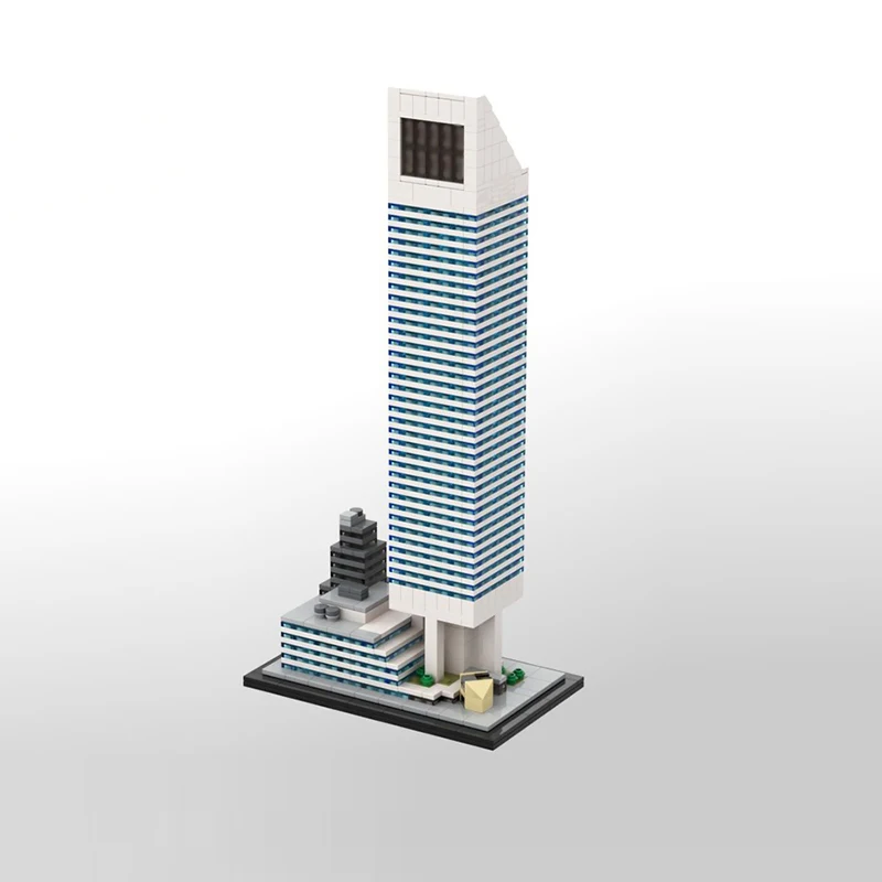 City Street View Model MOC Building Bricks Skyscraper Building Modular Technology Children Holiday Gifts Assemble Toys Suit