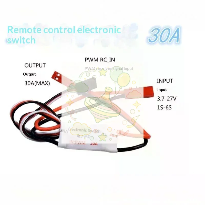 High Current Remote Electronic Switch Module 2-30A 3-30V PWM Signal Control for DIY Smart Home Industrial Projects