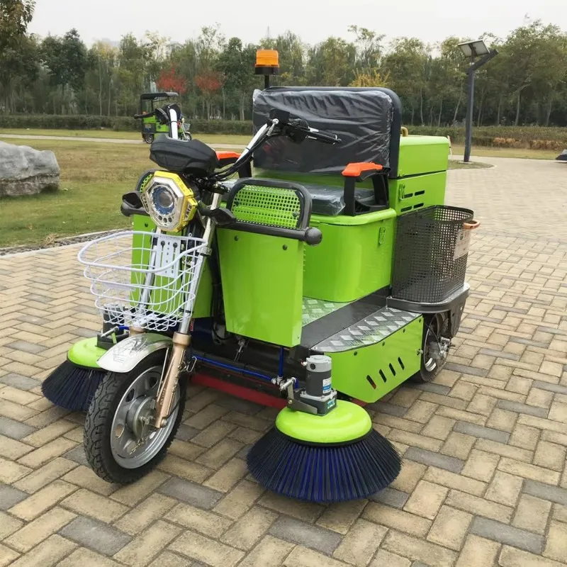 

Electric 3 Wheel Ride on Sweeper Machine Municipal Park Street Road Floor Cleaning Sweeping Equipment for Garden Use Factory