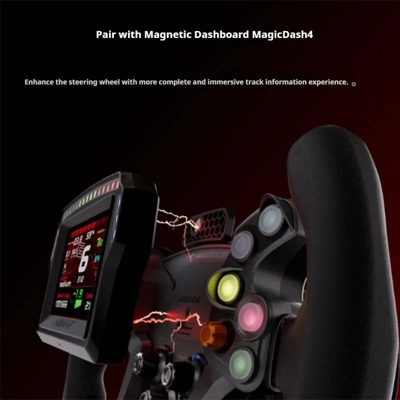 Simagic Zeus GT Steering Wheel 4 Inch Dashboard Simulated Racing Game Drift Pulling Force Steering Wheel