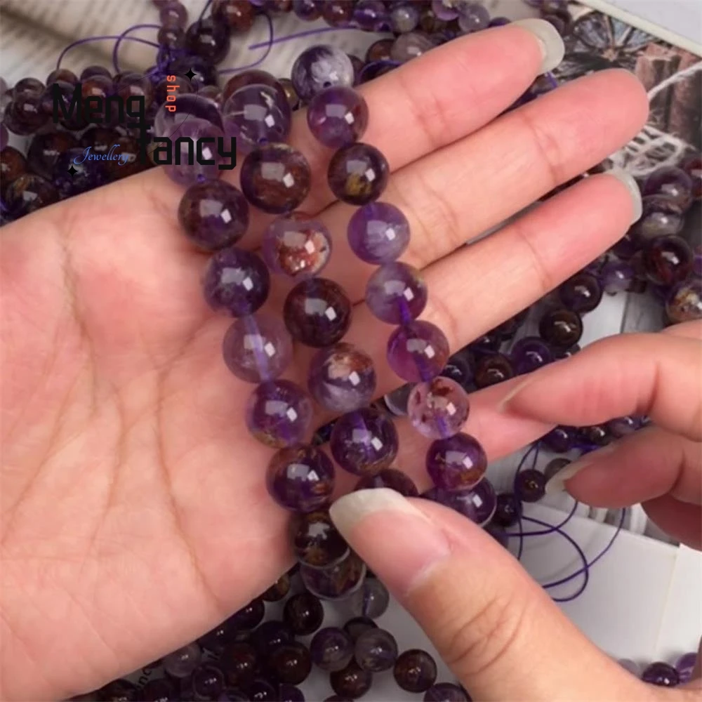 Natural Grape Purple Titanium Ghost Bracelet Simple Elegant High-grade Fashion Fine Jewelry Sexy Young Girls Luxury Holiday Gift