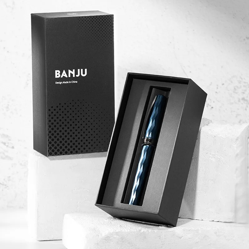 BANJU Doer Series Penna regalo esecutiva – Penna stilografica professionale con pennino in iridio con corpo in metallo, regalo per ufficio elegante e premium