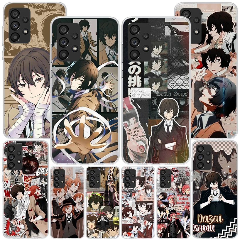 Bungo Stray Dogs Poster Anime Phone Case For Samsung Galaxy A15 A14 A13 A12 A55 A54 A53 A52 A35 A34 A33 A32 A25 A24 A23 A22 A05S