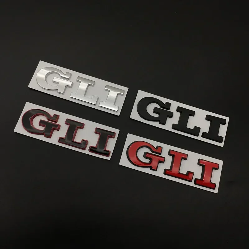 Metal Car Side Stickers Rear Trunk Badge for Volkswagen GLI Polo Jetta Golf 3 4 5 6 MK2 MK3 MK4 MK5 MK6 MK7 Passat Tiguan T-ROC
