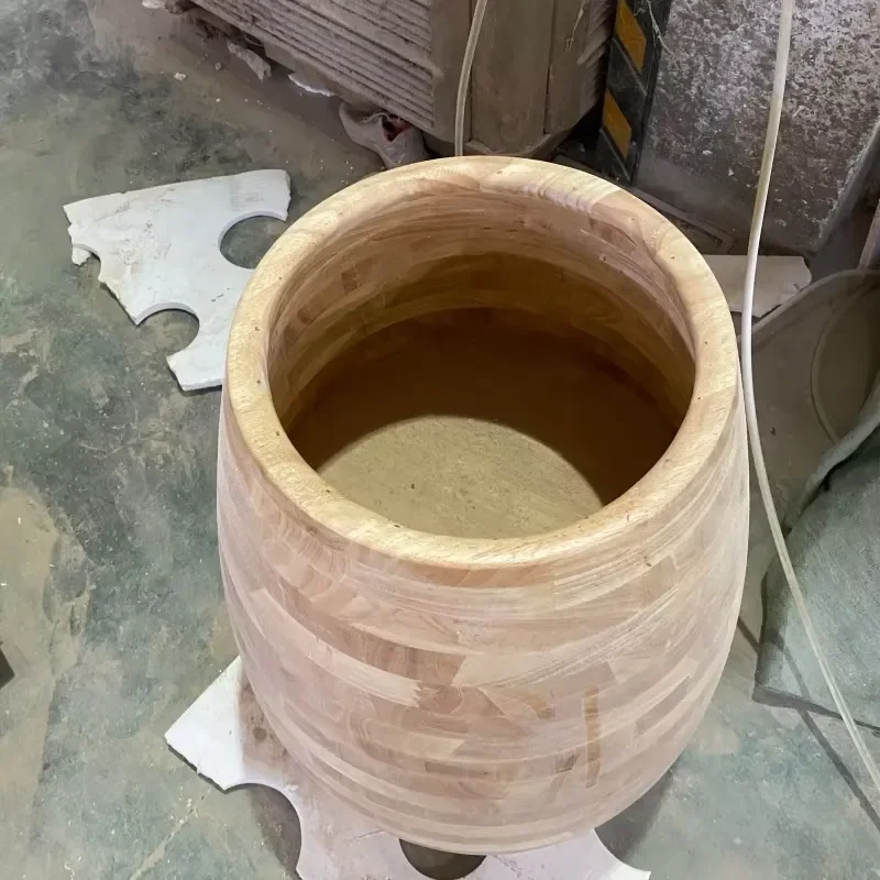 Custom Flower Pots Wooden Flower Pots Garden Planters Pots Outdoor Big Flower Pot Shipping Mall Planter Commercial Planter