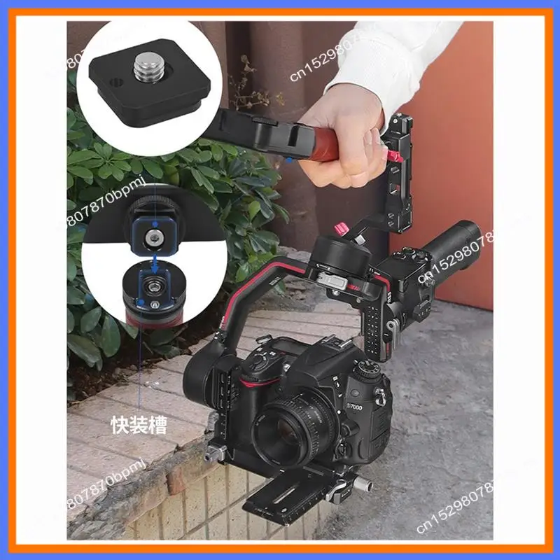

BAAE For DJI Handheld Stabilizer Expansion Gimbal Bracket Multi-Functional Folding Dual-Use Rosewood Lifting Pot Handle Durable