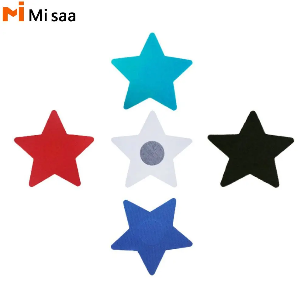 Chest Patch Self-adhesive Star Shape 1pair Colorful Intimates Accessories Chest Stickers Invisible Disposable Sexy For Women