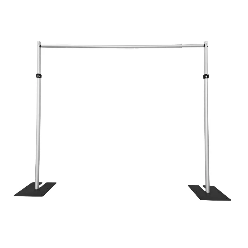 Wedding square arch props background frame aluminum alloy double rod bracket adjustable simulated flower rack