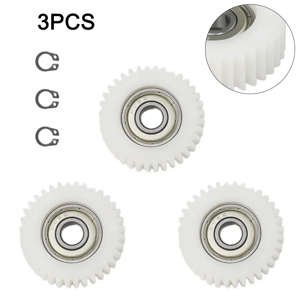 3 PCS 36T Gears With Bearings Wheel Hubs Planetary Gears Circlips Motor Repair Gear Teeth For Bafang Motor Electric Bike Parts