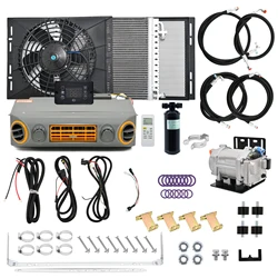 Universal Electric Compressor Car A/C 12V/24V Truck Air Conditioning Systems Air Conditioner Unit For Camper Van