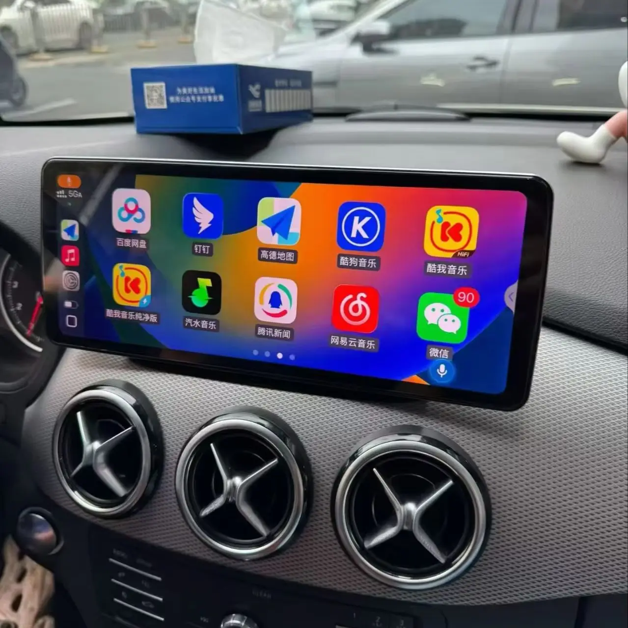 12.3 Inch Linux System Carplay Android Auto Car Stereo For Mercedes Benz A Class W176 NTG5.0 NTG5.1 GPS Multimedia Video Player