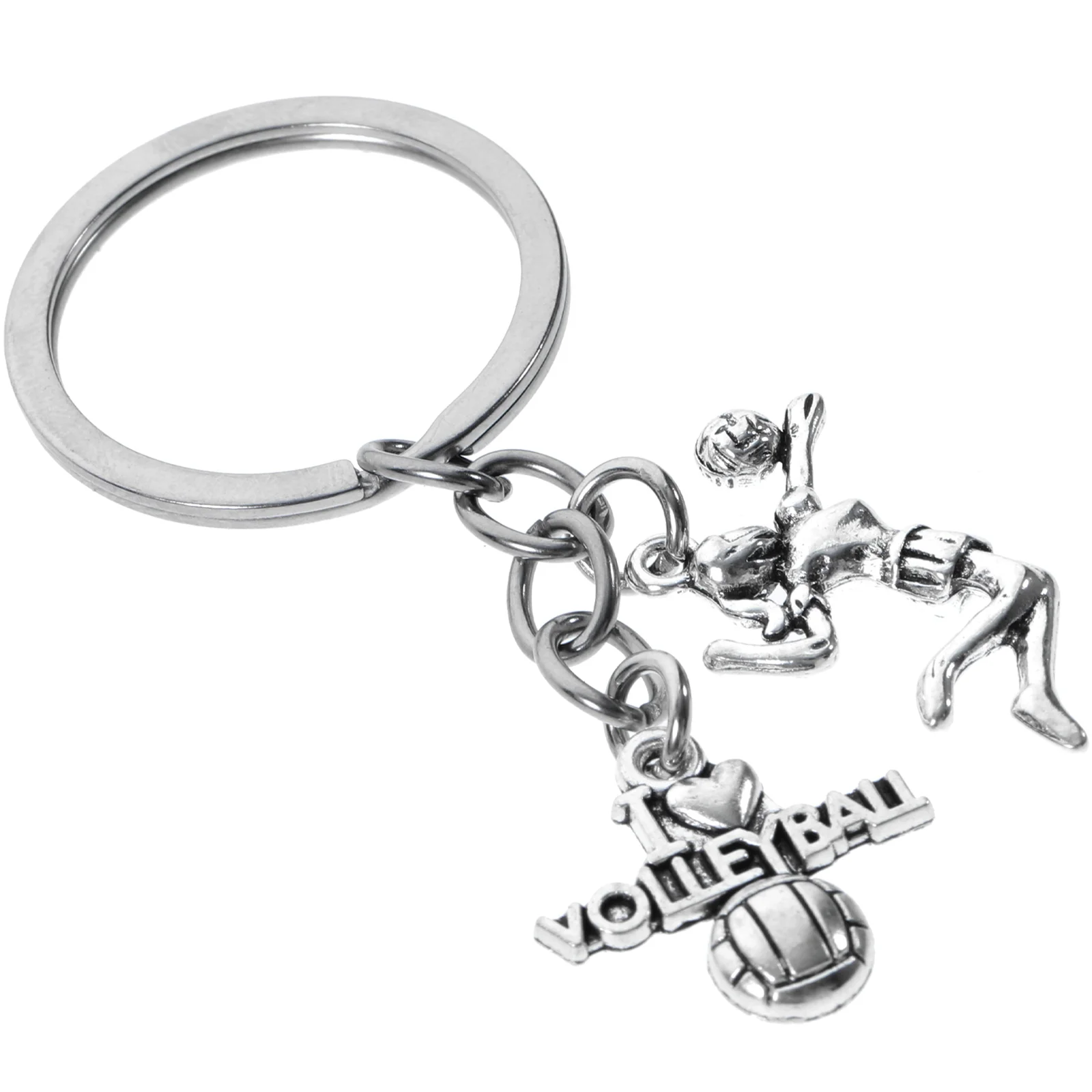 

Key Chain Accessories Volleyball Keychain Hanging Bag Pendant Card DIY Supplies