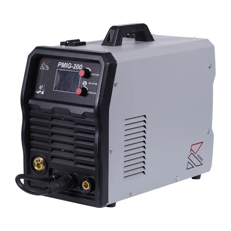 MCU Controlled Multi-function Gas Shielded Welding Machine LCD Screen Display MIG Welder