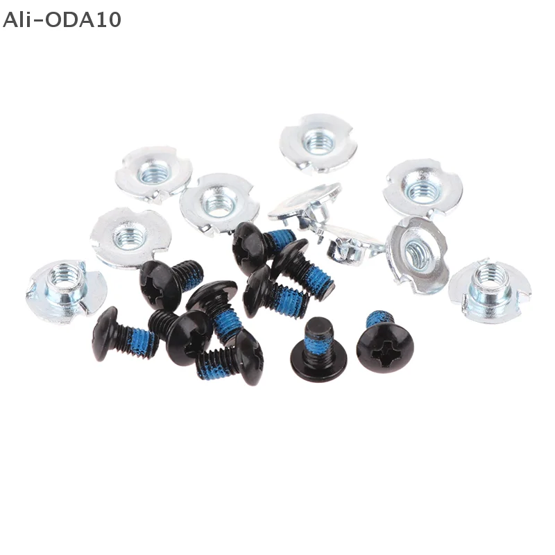 

10Pairs Skate Shoes Screws Inline Roller Skate Replacement Repair Mounting Screws Nut Bolt Part Roller Skate Shoes Fittings