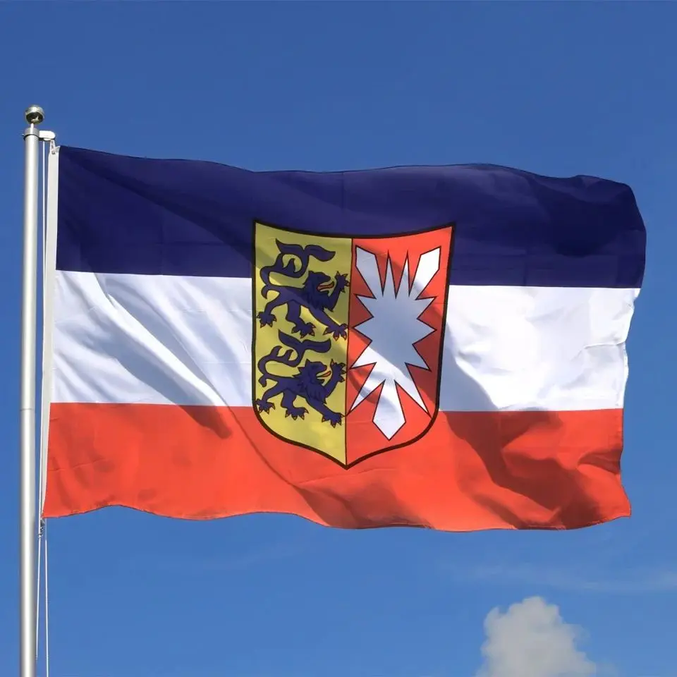 90x150см Флаг Шлевига Гольштейна 90x150см Флаг Шлевига Гольштейна