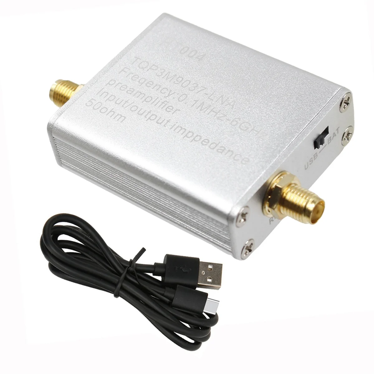 100K-6GHz Full Band Low Noise Amplifier,20dB High Gain Preamplifier,LNA Module for RF & Software Defined SDR Radio