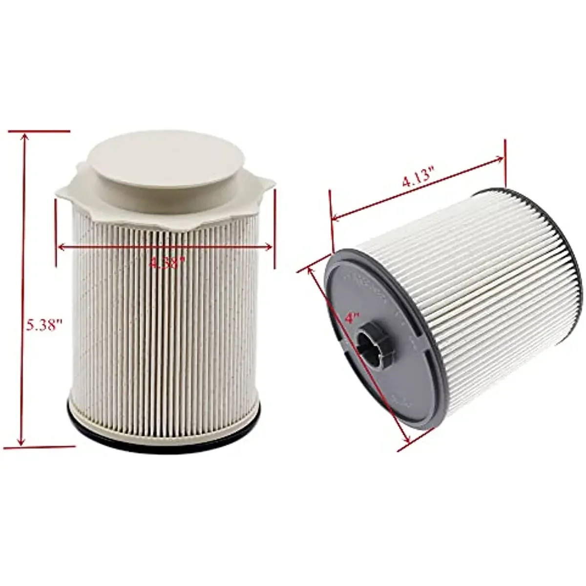 iFJF 68157291AA and 68436631AA Fuel Filter Elements for 2019-2021 Ram 2500 3500 4500 5500 6.7L Diesel Engines 68065608AA PF46152 3
