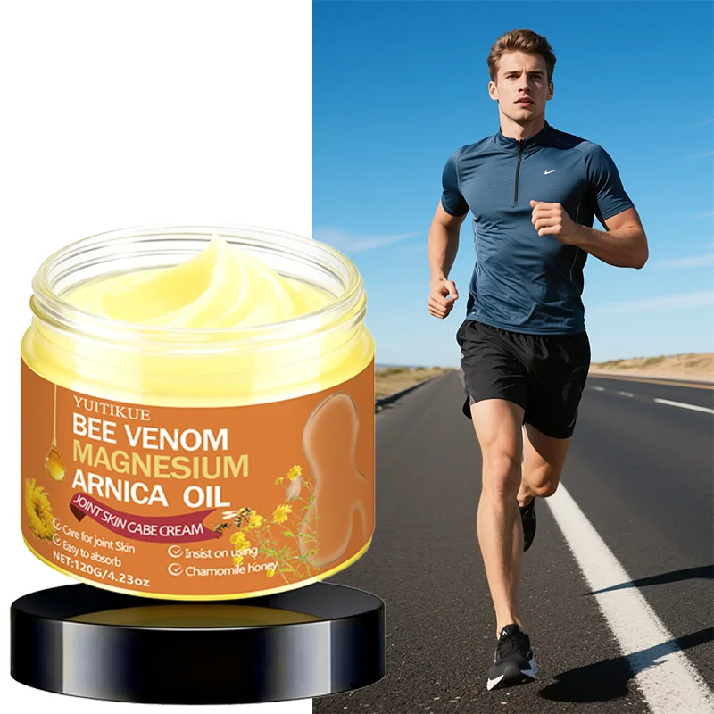 YUITIKUE Bee Venom Magnesium Arnica Oil Joint Cream Deeply Hydrate Moisturize Joint Skin Gentle Formula