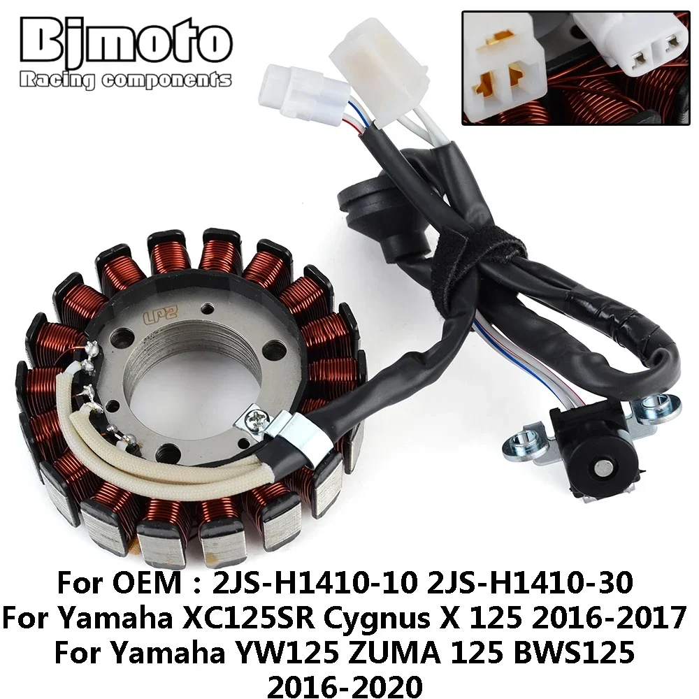 2JS-H1410-10 Motorcycle Generator Stator Coil For Yamaha YW125 ZUMA 125 BWS125 2016-2020 XC125SR 2JS-H1410-30