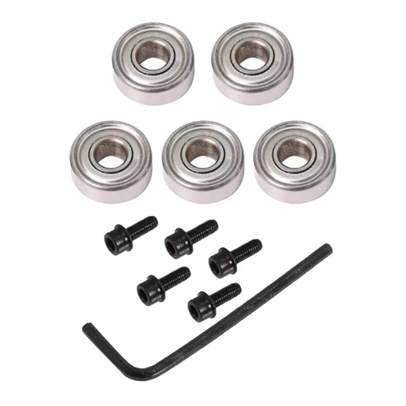 Kit de acessórios de rolamento de esferas interno 4.76mm exterior 12.7mm conjunto de rolamentos de cabeça de cortador de bits de roteador de rolamento quente