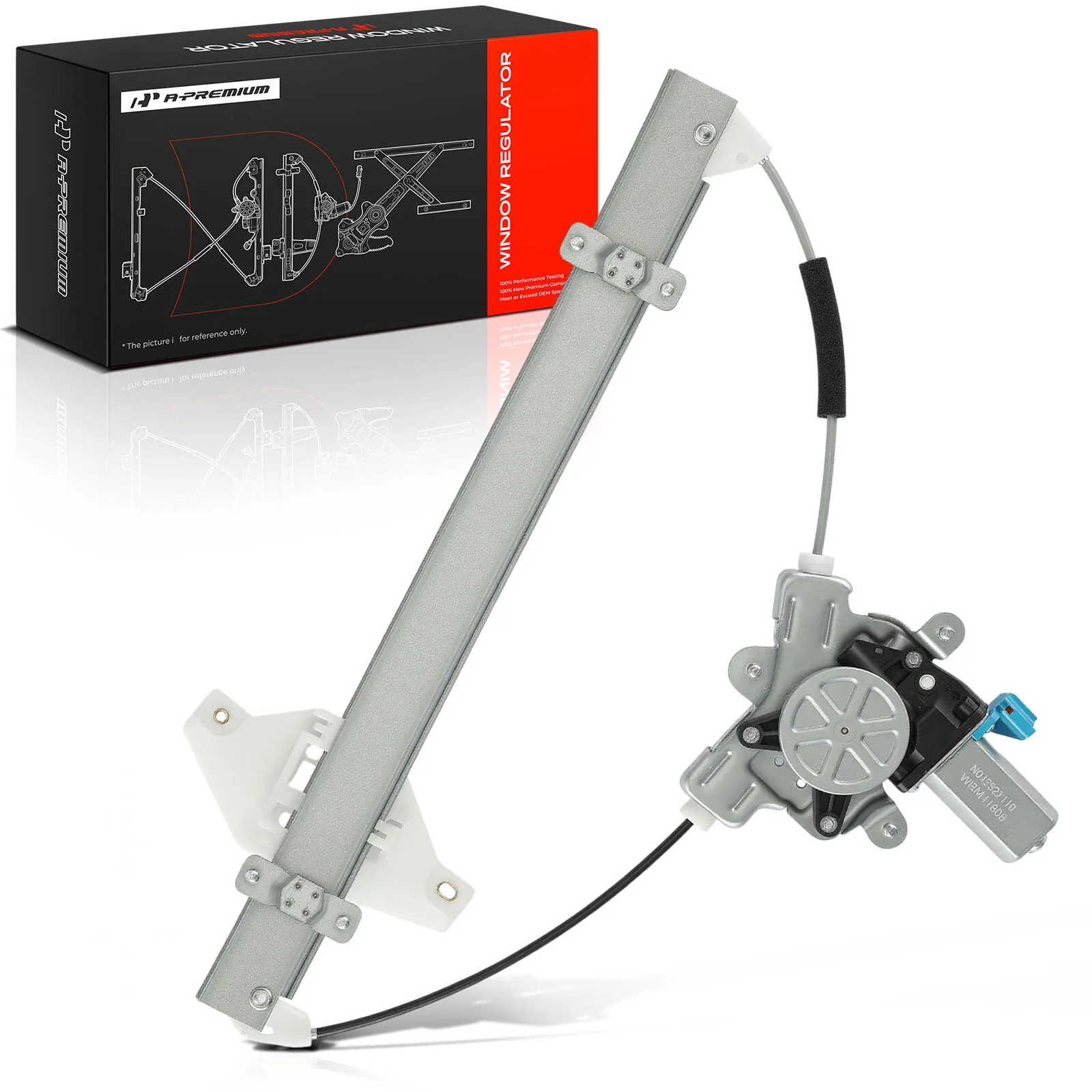 A-Premium Front Driver Side Power Window Regulator with 2-Pin for Hyundai Accent 2000-2005