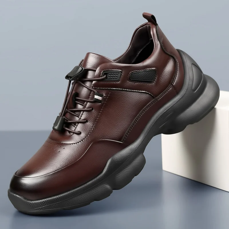 أحذية رجالية كاجوال جديدة لعام 2025 - أحذية رياضية على طراز لوفر، قابلة للتنفس وممتصة للصدمات، متينة وغير قابلة للانزلاق، مريحة خفيفة الوزن، عصرية