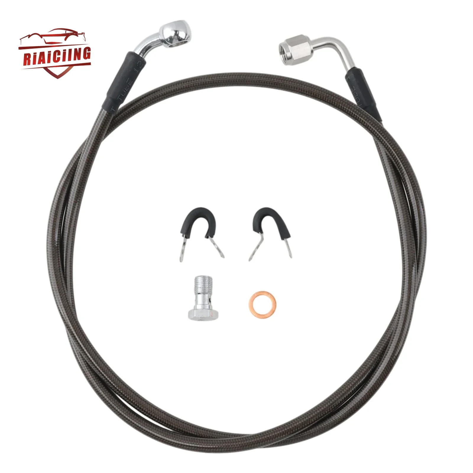 Stainless Braided Hydraulic Clutch Line V2 K-Swap Kit For 92-00 Honda Civic 92-97 Del Sol 94-01 Integra K20A CSC