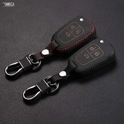 3 Buttons Leather Car Remote Key Case For Opel ASTRA J Astra Corsa Antara Meriva Zafira Insignia MOKKA Accessories Shell