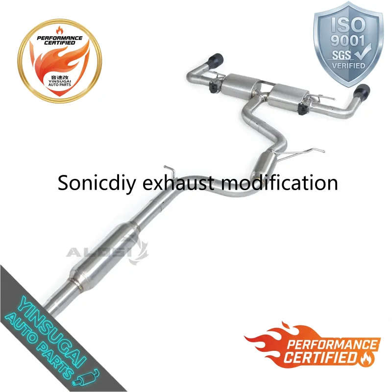 Cuski Stable Quality Valved Catback Exhaust with Resonator for Volkswagen Golf GTI 2.0T 2019-2023
