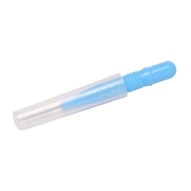 AA20-500Pcs Interdental Brush Teeth Soft  Picks Tooth Floss Interdental Brush Refill  Toothpick Cleaners