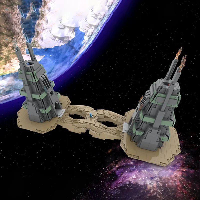 1672 Uds. MOC DIY modelo educativo bloques de construcción-facades mundos torneo irreal, juguete de construcción creativo para niños y adultos