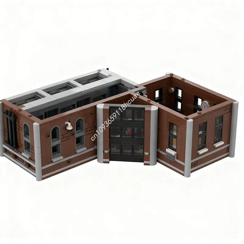 713pcs MOC Heroes DCD Batmansed Arkham Asylum Upper Floor Compatible Set Model Building Blocks Architecture Toy Festival Gifts