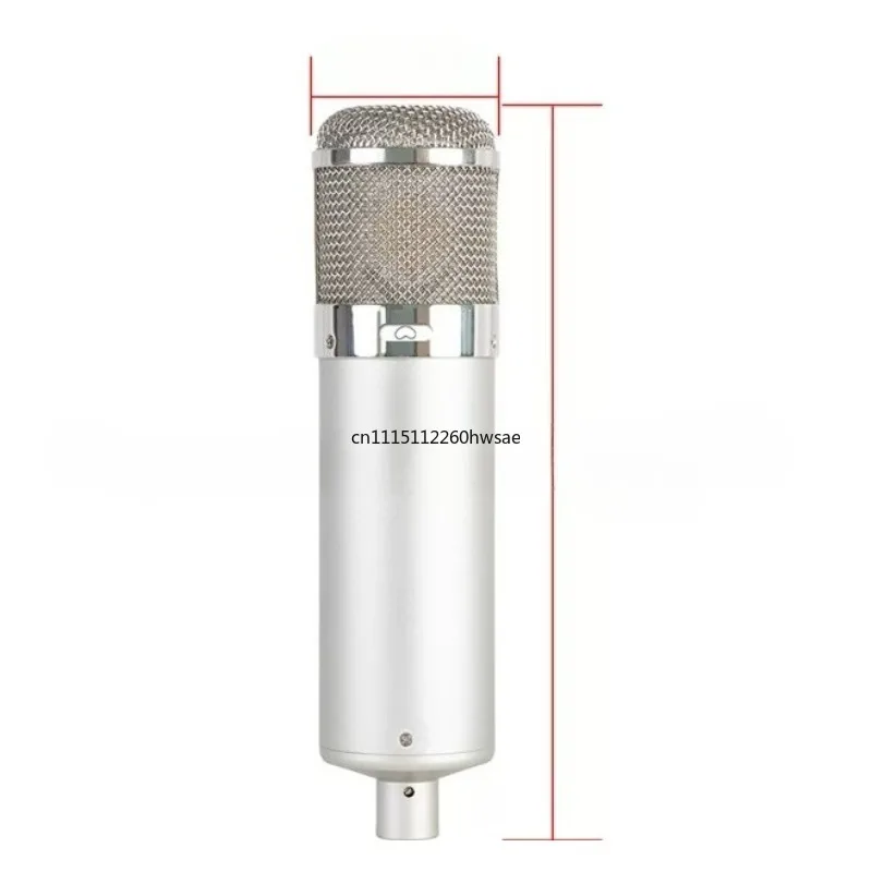 Handmade high-quality large diaphragm  electronic tube condenser microphone for live broadcasting and recording studio