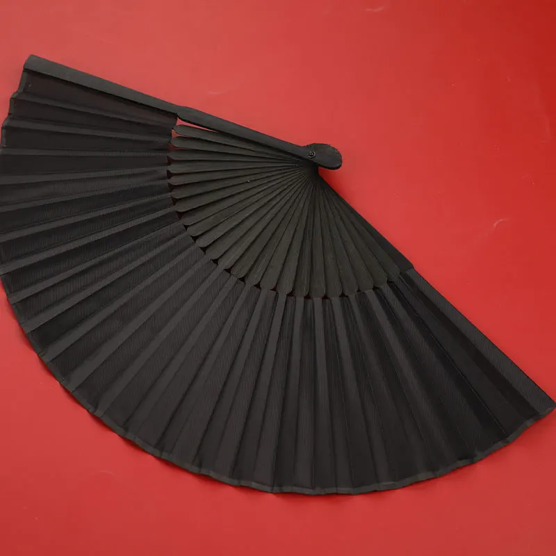 Chinese Style Black Vintage Hand Fan Folding Fan Chinese Dance Party Folding Fan