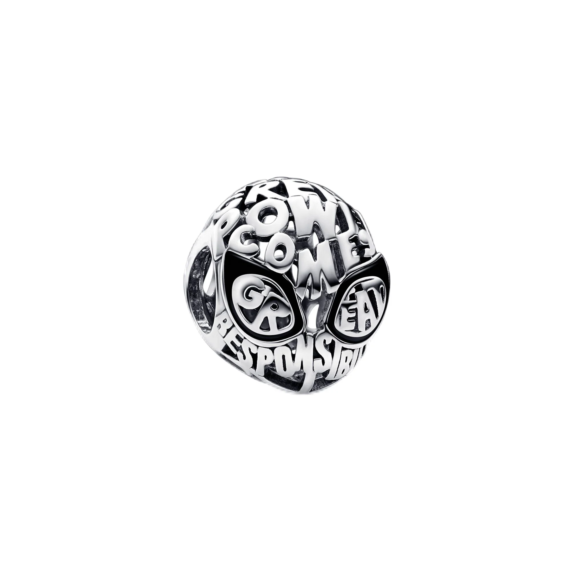 Potdemiel Spider-Man 925 Silber Charms Anhänger Perlen Passend für 3mm Original Halskette Armband DIY Damen Geburtstagsfeier Edle Geschenke