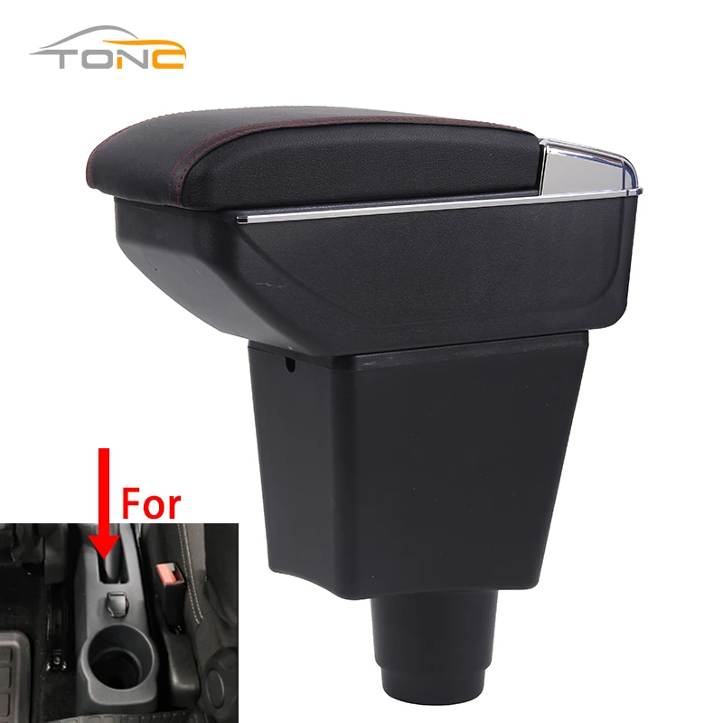 For Renault Logan 2 Armrest For Dacia Logan 2 dokker Renault Sandero 2 Car Armrest Box Interior Retrofit Accessories Storage Box