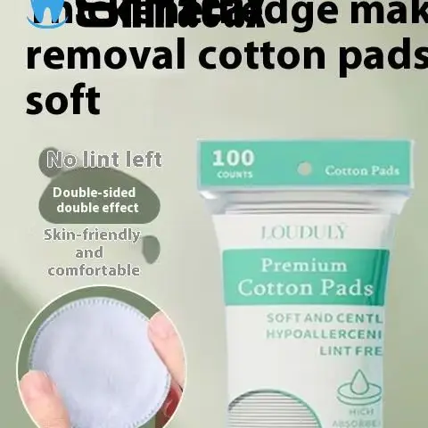 100 Stuks Wattenschijfjes Wegwerp Schoon Katoen Gezicht Nagellak Remover Ronde Zachte Gezicht Reiniging Remover Wattenschijfjes Makeup Tools