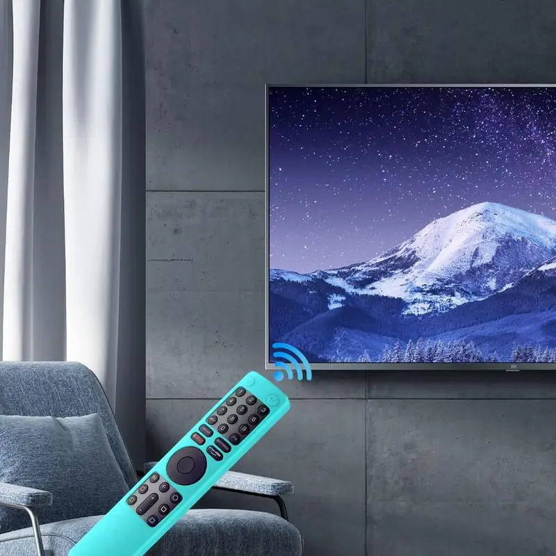 For MiTV 4S Smart TV L55M5-5ASP L65M5-5ASP Wireless Remote Control Protective Case Dustproof Shockproof Cover With Lanyard