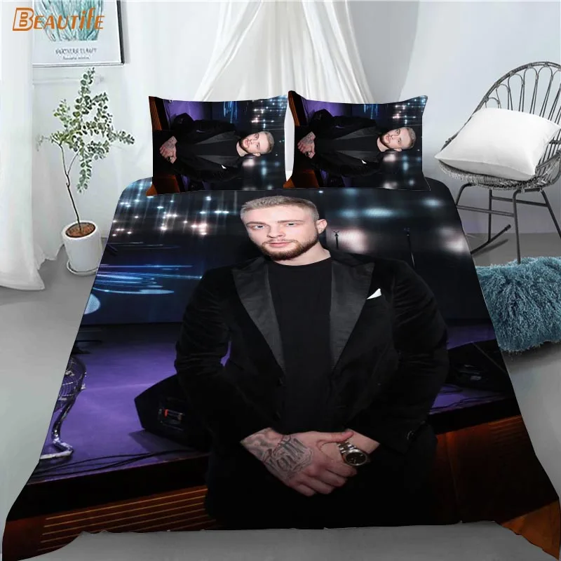 Hot Sale Егор Крид 1 Duvet Cover 2 Pillowcases Polyester Fabric Bedding Set Family Boy Kid Set Duvet Cover Set 1202