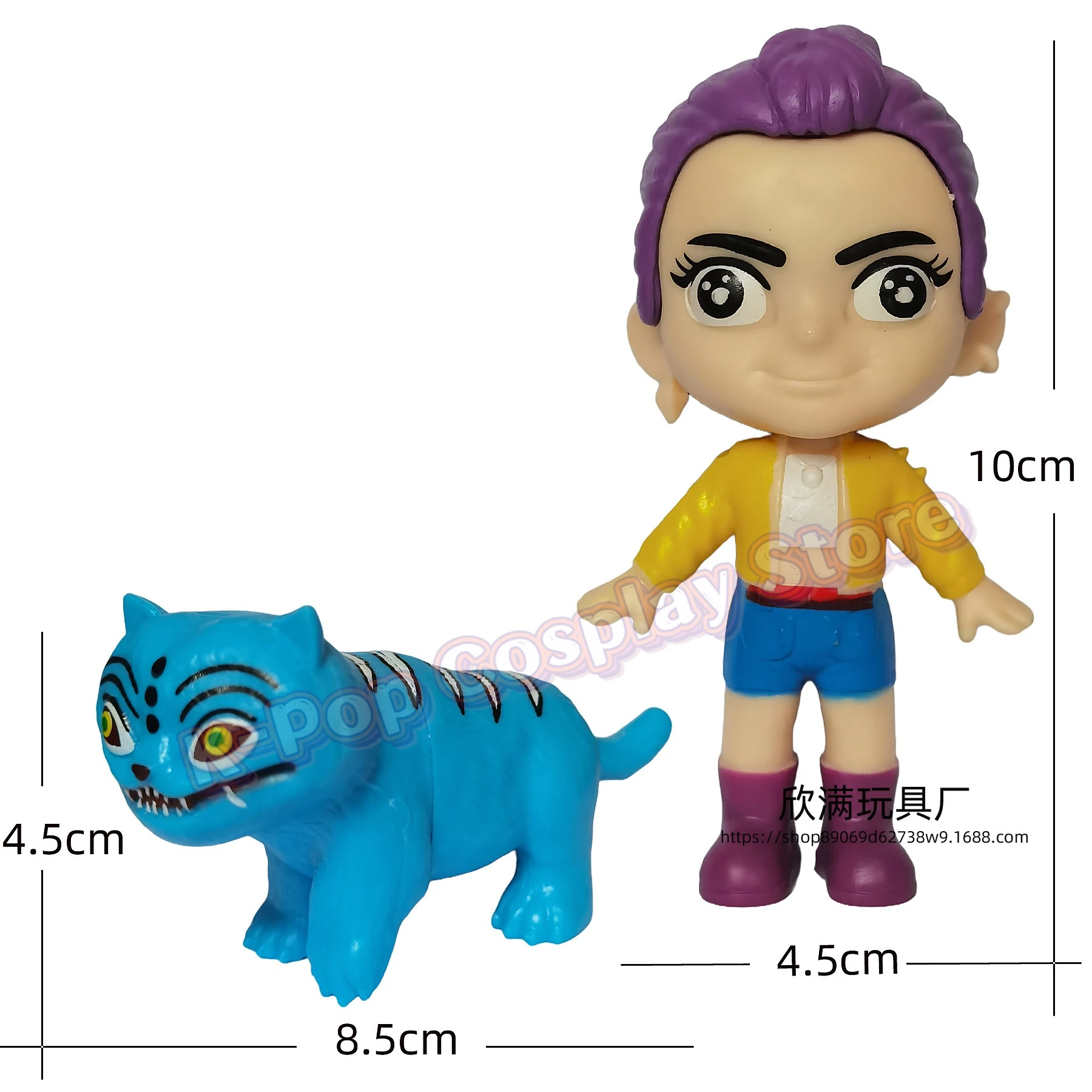 Anime Kpop Demon Hunters Figura Modello Giocattolo Cartoon Periferiche da gioco Collezione di decorazioni da scrivania Figure Modello giocattolo per regalo per bambini