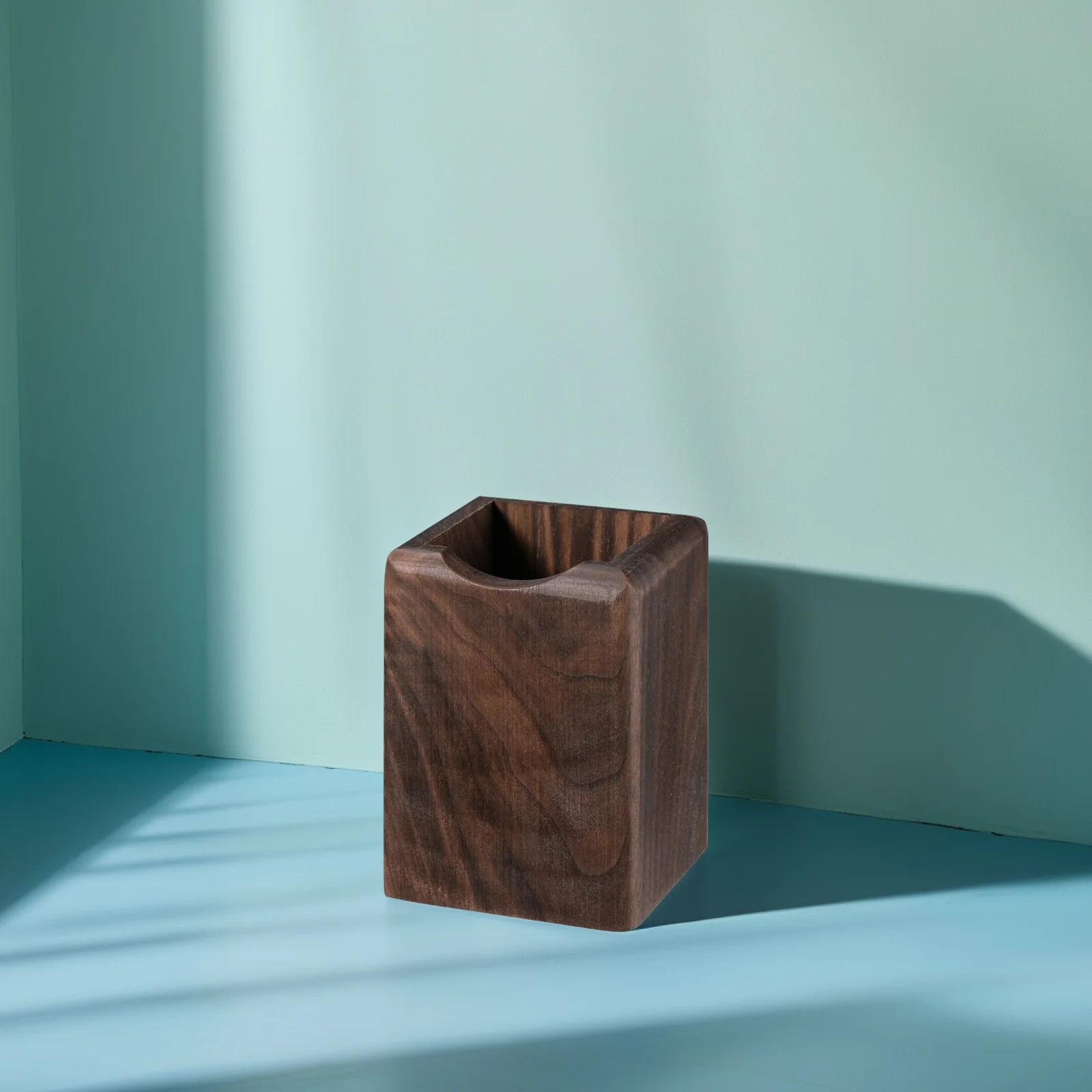 

Wooden Pen Holder Black Walnut Desk Organizer For Pencils Pens Cosmetics Chopsticks Storage Stationery Container Desktop