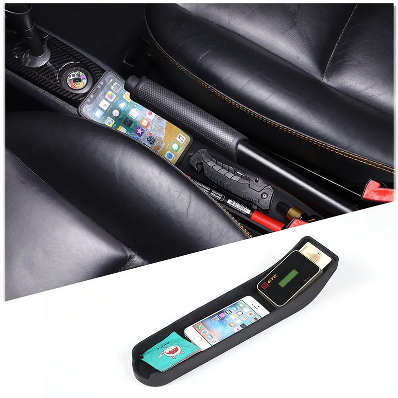 Handbrake Storage Box Central Control Organizer Hidden Storage Box Stowing Tidying For Mercedes Benz Smart Fortwo 451 2009-2015