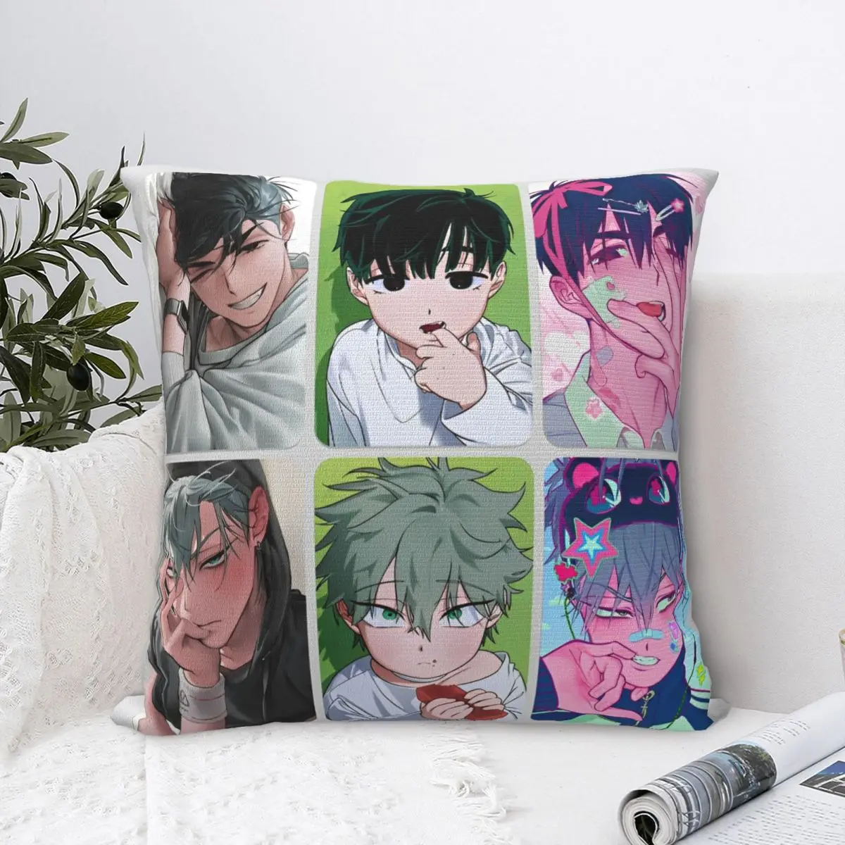 Alien Stage Idol Square Pillow Case Polyester Decorative Pillow 45*45cm Cushion Covers